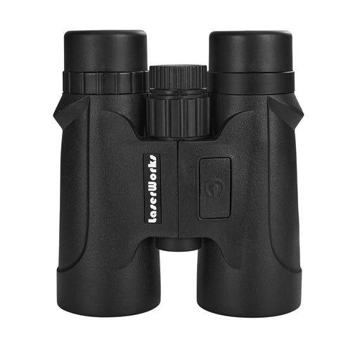 LaserWorks Rangefinder Binoculars TD1300 with 8x magnification and 21mm objective lenses - Rangefinder Binoculars