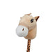 Xtreme Xccessories Brown Print Horse Riding Stick Plush Horse Stick