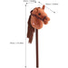 Xtreme Xccessories Horse Riding Stick Plush Horse Stick with sound