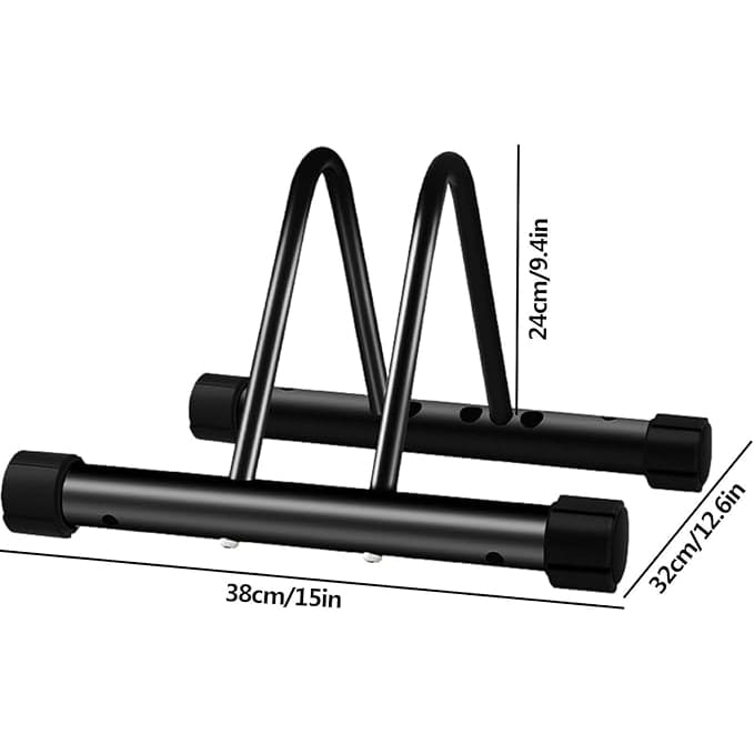 Adjustable Single Bicycle Floor Stand – Compact & Heavy-Duty