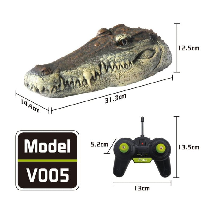 Xtreme Xccessories RC Boats Ship Novelty Toys Simulation Crocodile Head 2.4G Remote Control Funny Alligator Kids Children Electric Spoof