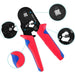 Crimping Tool Kit Wire Crimper Professional AWG23-7(0.25-10mm²) Self-Adjustable Ratchet Wire Crimping Tool Ferrule Crimper Plier Set