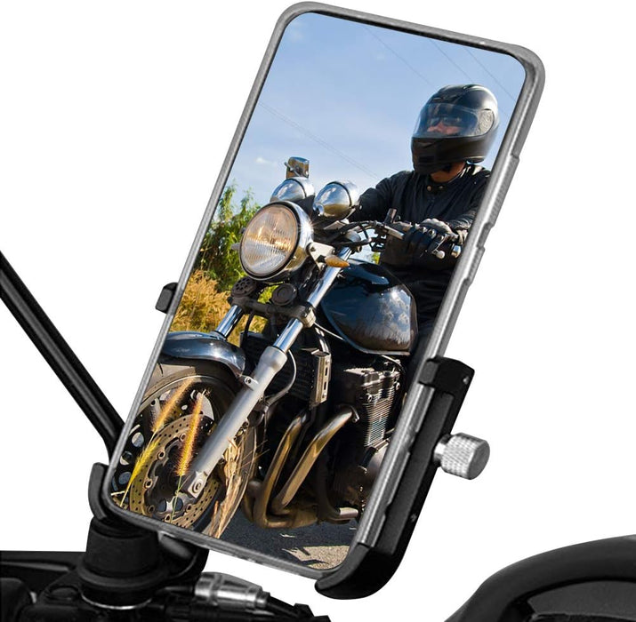 Motorcycle & E-Bike Mirror Mount Phone Holder