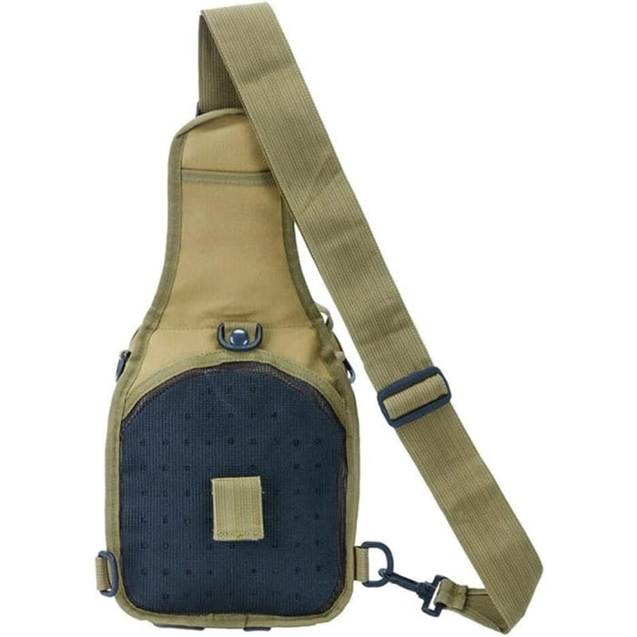 Xtreme Xccessories Tactical Multi-Use Chest Bag for Outdoor Adventures Khaki