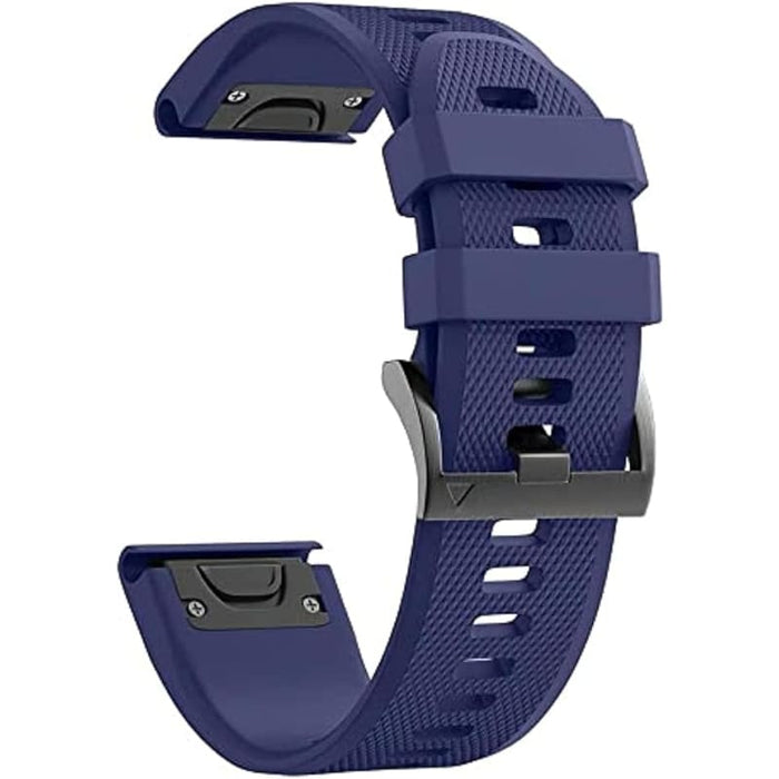 Xtreme Xccessories 22mm Silicone Watch Strap for Garmin - Navy - Watch Straps for Garmin