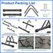 Adjustable Single Bicycle Floor Stand – Compact & Heavy-Duty