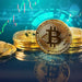 Bitcoin Commemorative Coin 24K Gold Plated 3mm BTC Cryptocurrency Collectible Coin with Protective Case