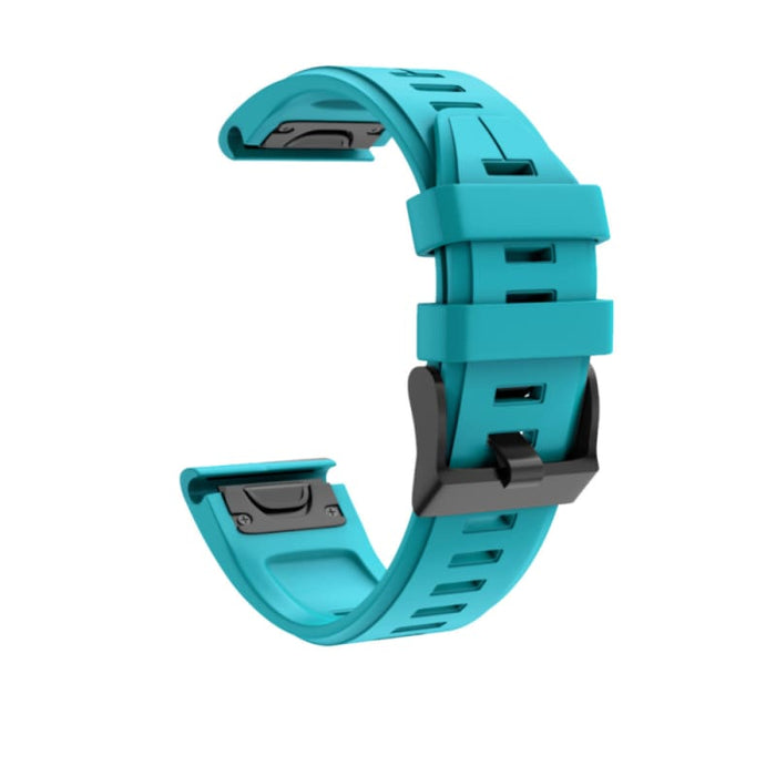 Xtreme Xccessories 22mm Silicone Watch Strap for Garmin - Teal - Watch Straps for Garmin