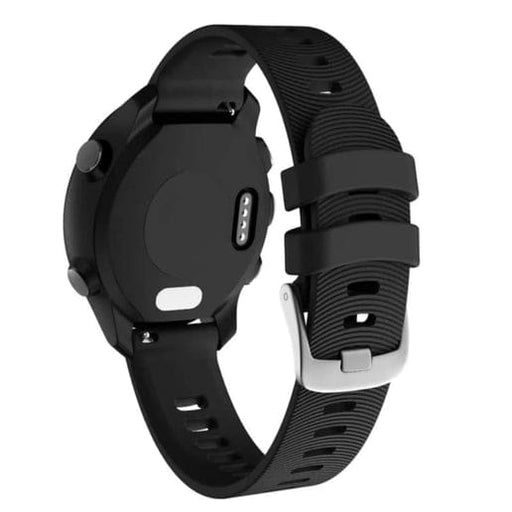 Xtreme Xccessories Waterproof 22mm Silicone Pin Strap for Garmin Forerunner 245 645 Vivoactive 3 Vivomove Venu & More Vivomove Style