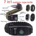 Xtreme Xccessories Paracord Survival Bracelet with Digital Watch Whistle Compass