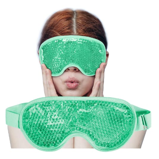 Xtreme Xccessories Reusable Cooling Gel Eye Mask - Green