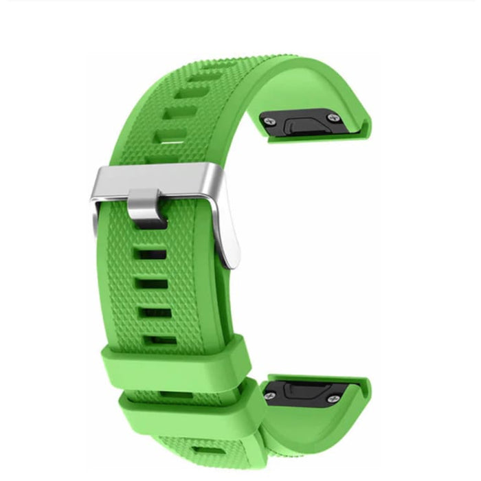 Xtreme Xccessories 22mm Silicone Watch Strap for Garmin - Neon Green - Watch Straps for Garmin