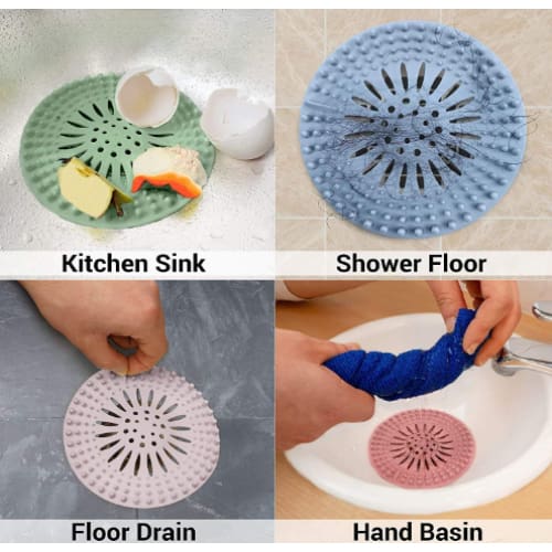 Xtreme Xccessories Silicone Drain Strainer for Kitchen and Bathroom