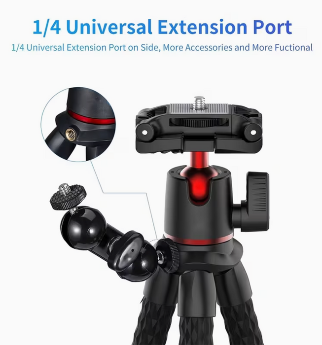Flexible Gorilla Tripod Mount for GoPro, Phones & Cameras - Xtreme Xccessories - 1159 Deals