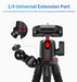 Flexible Gorilla Tripod Mount for GoPro, Phones & Cameras - Xtreme Xccessories - 1159 Deals
