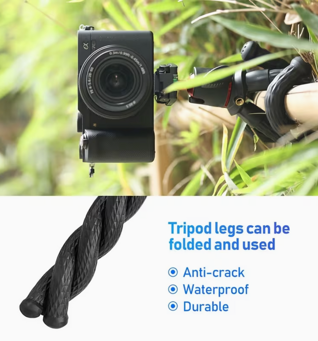 Flexible Gorilla Tripod Mount for GoPro, Phones & Cameras