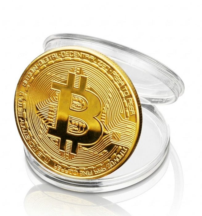 Bitcoin Commemorative Collectible Coin - Xtreme Xccessories - 1159 Deals