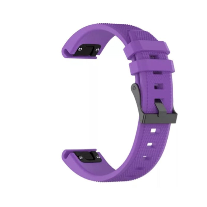 Xtreme Xccessories 22mm Silicone Watch Strap for Garmin - Purple - Watch Straps for Garmin