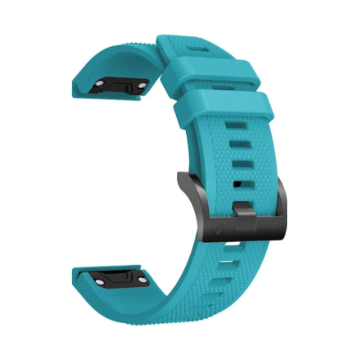 Xtreme Xccessories 22mm Silicone Watch Strap for Garmin - Teal - Watch Straps for Garmin