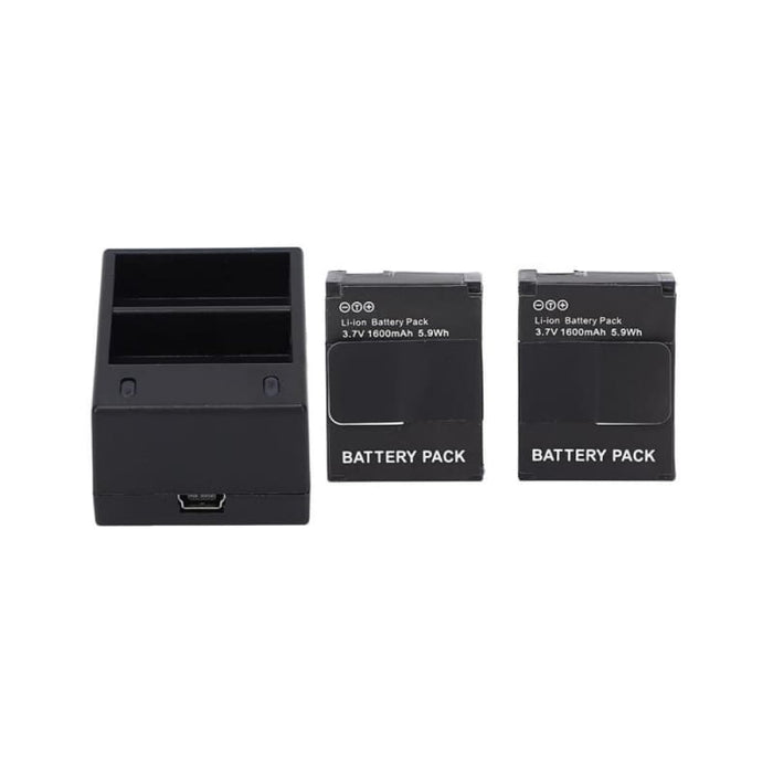 Battery Combo Kit Dual Charger with 2 spare batteries for GoPro Hero 3 + /3 - Default