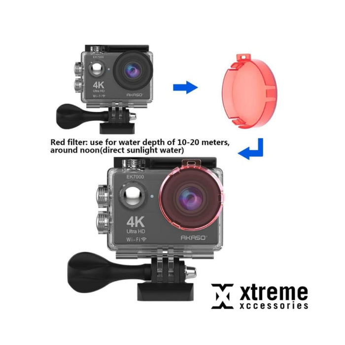 Red filter for DJI OSMO ACTION - Filters & Lenses