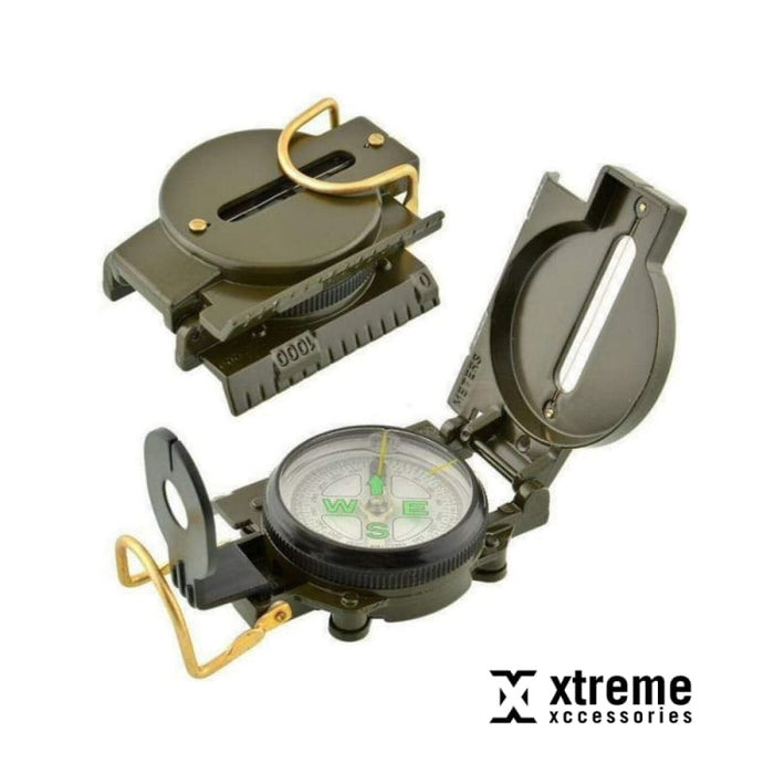 Emergency Compass with Magnifying Glass - Survival & Camping Kits