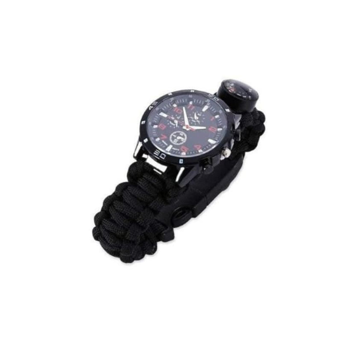 6in1 Survival Compass Paracord Watch - Cameras & Optics