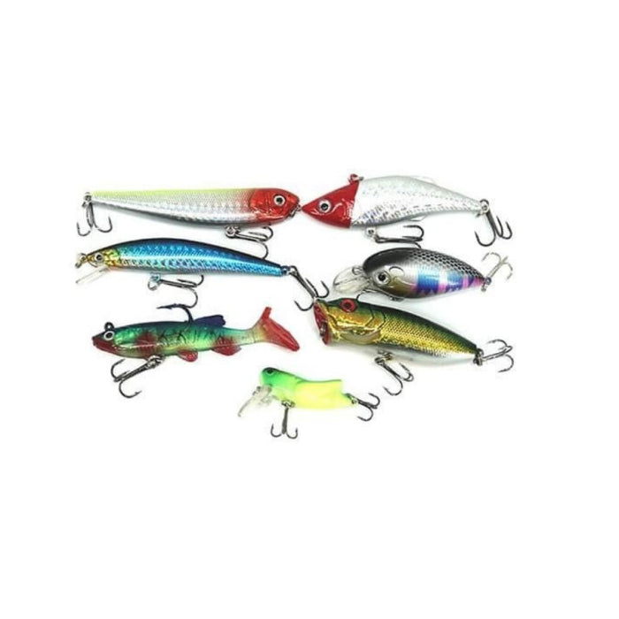 Fishing Lure 111 Pcs Soft and Metal Lure - Fishing Accessory