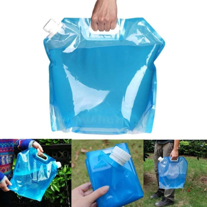 Fully Collapsable / Foldable 10 Litre Drinking Water Bag - Default