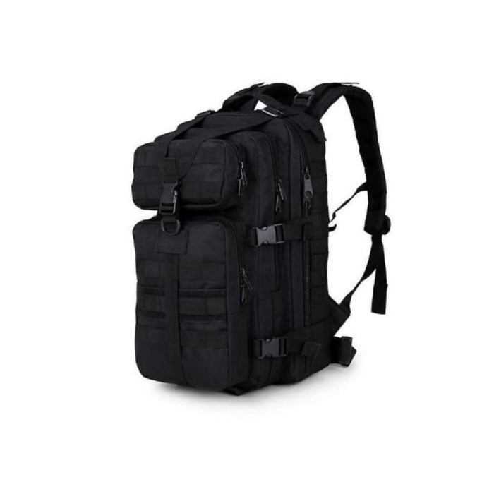 3P Military Camping Tactical Outdoor Backpack 30L - BLACK - Default