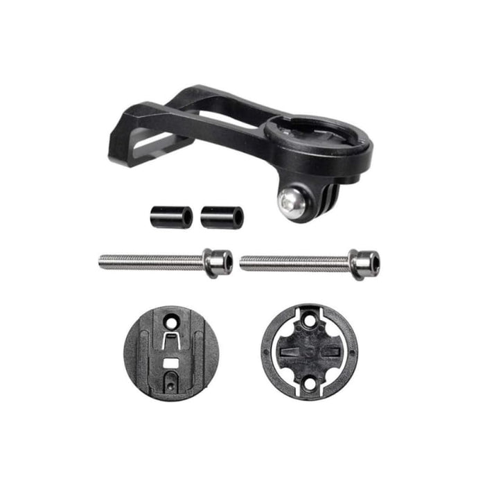 Integrated GPS Stem Mount for Garmin with GoPro and Universal Flashlight Holder Mount - Integrated GPS Stem Mount for Garmin with GoPro