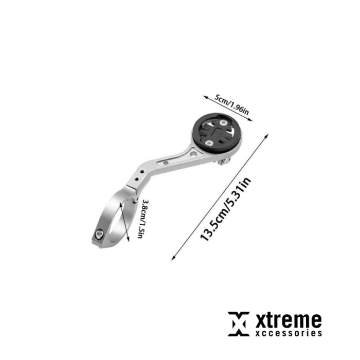 Xtreme Xccessories Bike Mount Out Front Mount for Garmin Handlebar Mount for Bryton Cycling GPS Computer Edge Mount for Bikes Handlebar