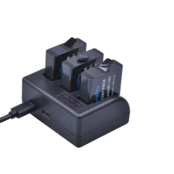 GoPro Hero 5/6 Triple Battery Charger - Default