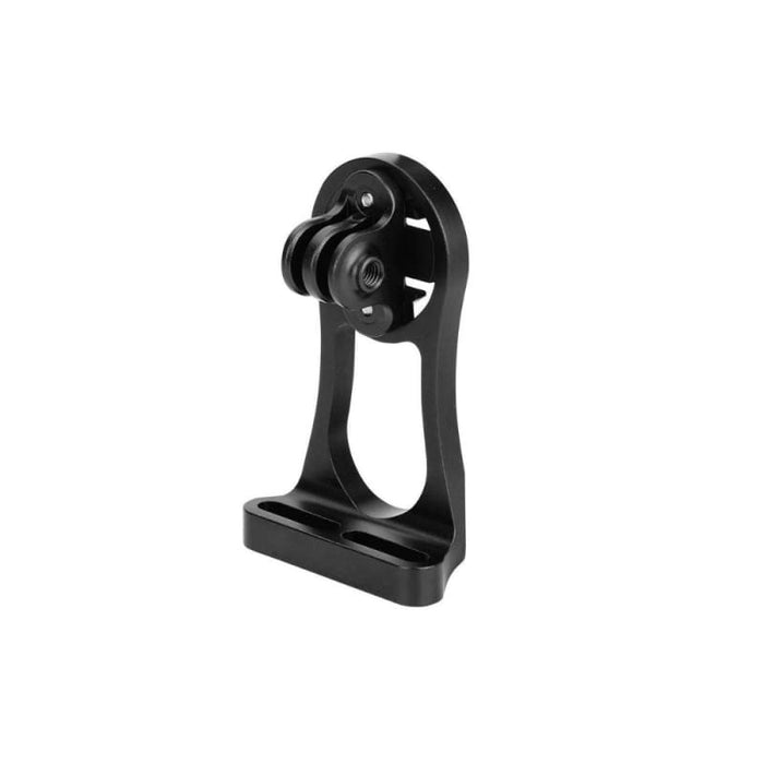 Integrated GPS Stem Mount for Wahoo with GoPro and Universal Flashlight Holder Mount - Integrated GPS Stem Mount for Garmin with GoPro