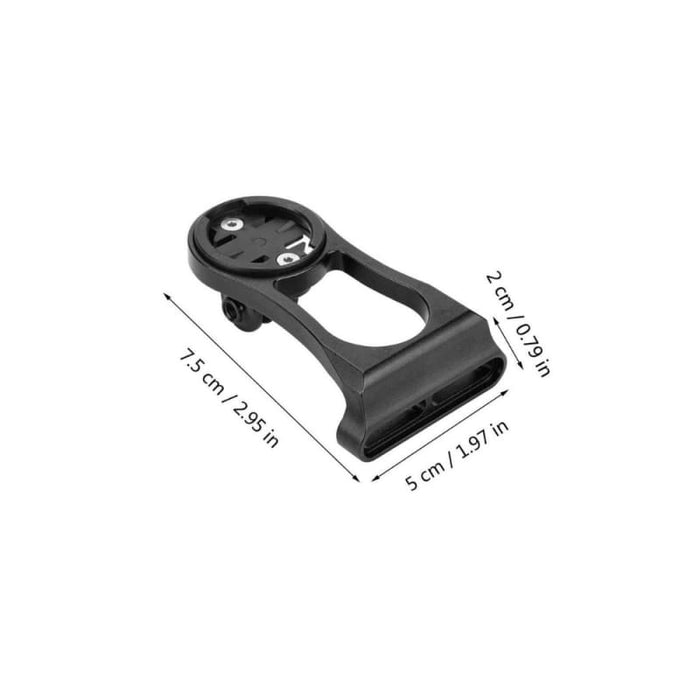 Integrated GPS Stem Mount for Wahoo with GoPro and Universal Flashlight Holder Mount - Integrated GPS Stem Mount for Garmin with GoPro