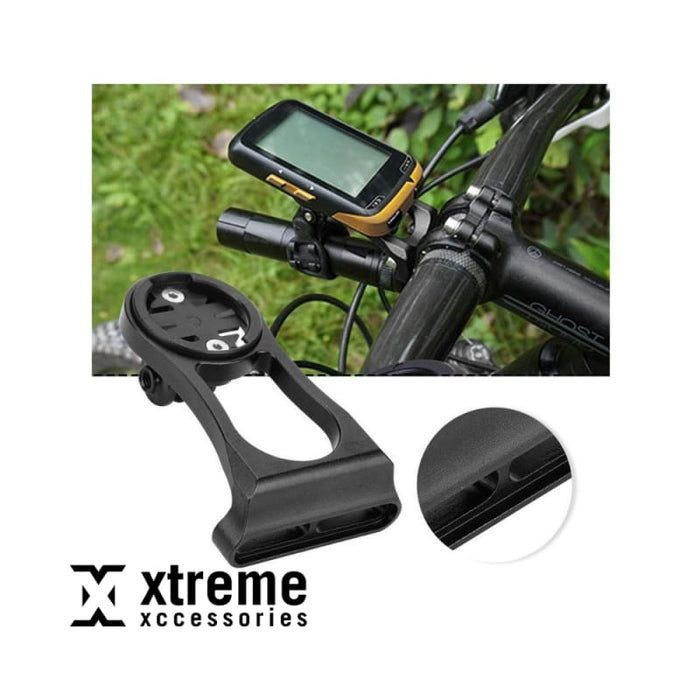 Integrated GPS Stem Mount for Wahoo with GoPro and Universal Flashlight Holder Mount - Integrated GPS Stem Mount for Garmin with GoPro