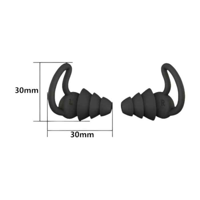 Xtreme Xccessories Three-Layer Noise Cancelling Swimming + Surfing Ear Plug Protection Set - Three-Layer Noise Cancelling Swimming