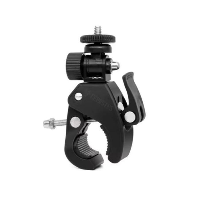 Heavy Duty Handlebar Clamp Mount for GoPro Insta360 and other Action Cameras - Action Camera Mount Accessories