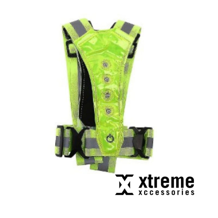 Xtreme Xccessories LED Reflective Running Cycling Security Harness Vest - Reflective Running / Cycling / Security Harness Vest