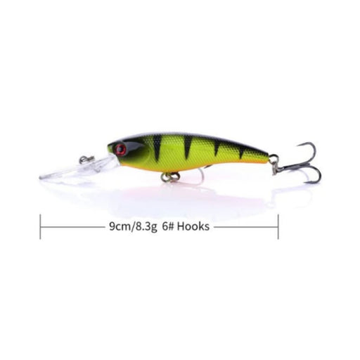 Xtreme Xccessories 9pce Fishing Lures Hard Bait Crankbait Bass Tackle Swimbaits Wobbler