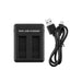 Dual Battery Charger with 2 Batteries for GoPro HERO 4 Cameras - Dual Battery Charger with 2 Batteries for GoPro HERO 4 Cameras