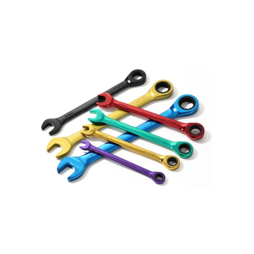 Xtreme Xccessories 7pcs set Colorful Ratchet Handle Wrench Reversible Socket Spanner Tool - 7pcs set Colorful Ratchet Handle Wrench