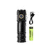 Xtreme Xccessories Mini Flashlight Aluminum Alloy Rechargeable Flashlight with P35 Lamp Bead Led Waterproof Magnetic Flashlight