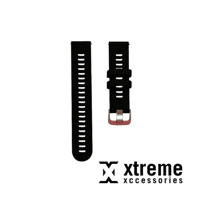 Xtreme Xccessories Waterproof 22mm Silicone Pin Strap for Garmin Forerunner 245 645 Vivoactive 3 Vivomove Venu & More Vivomove Style