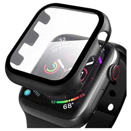 360 ° protective case for Apple Watch 44mm + tempered glass film