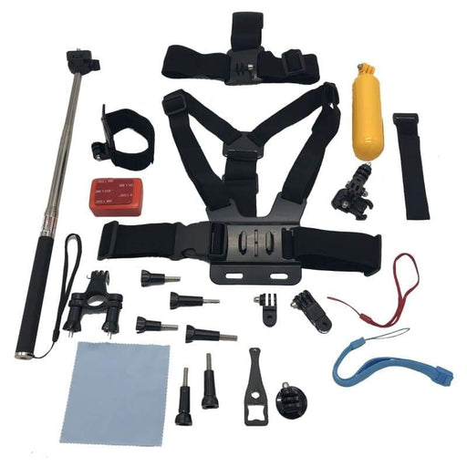 New: Xtreme 23 Piece Essential Started Kit Bundle for GoPro and Action Cameras - Default