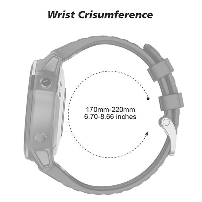 Xtreme Xccessories Deluxe 26mm Quick Release Strap for Garmin Fenix 7X/6X/5X/3 & More - 20mm Nylon Stretch Replacement Watch Strap For