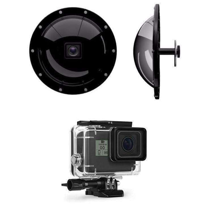 Ultra Clear Dome Lens Port For Gopro 5 / 6 / 7 PDS Lens On - Default