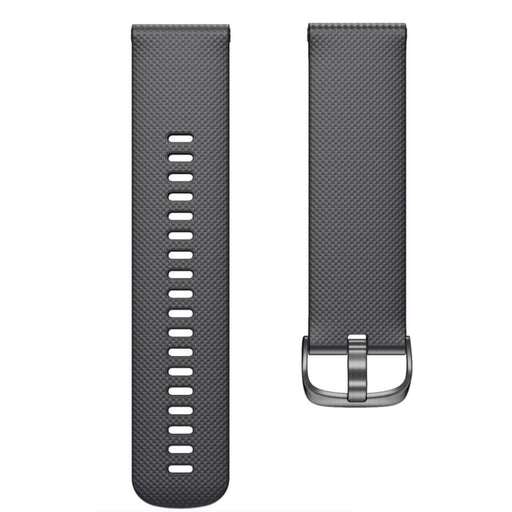 Xtreme Xccessories 22mm Silicone Strap for Garmin Vivoactive 4 Forerunner 255 Samsung Gear S3 & More 4 (22mm) - Black - 22mm Silicone Strap