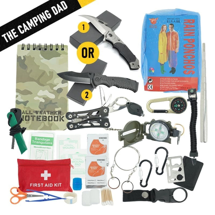 For The Camping Dad - includes a FREE Stainless Steel Knife!